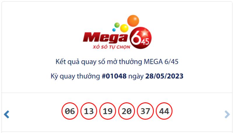 Cơ hội trúng thưởng lớn trong Mega 6/45